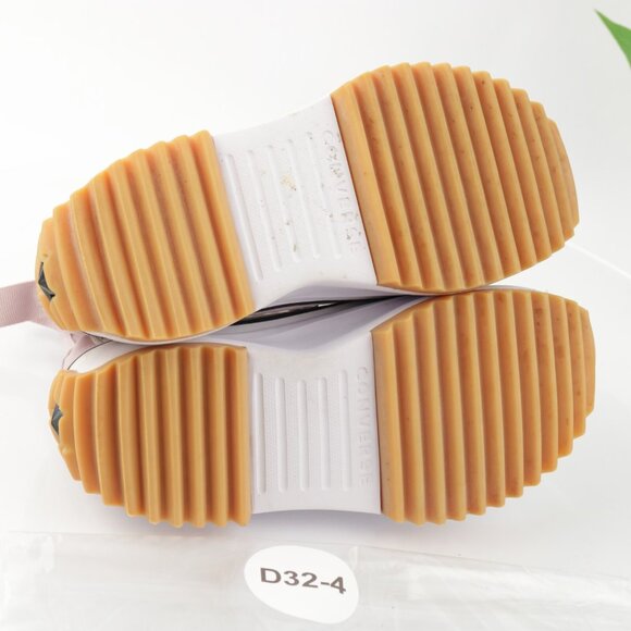 Converse Womens Run Star Hike Hi Sneaker Size 7 Pink White Platform Lace Up Shoe - Picture 8 of 14